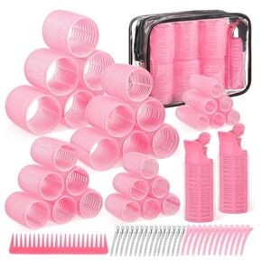 64 PCS Travel Hair Rollers Set for Women